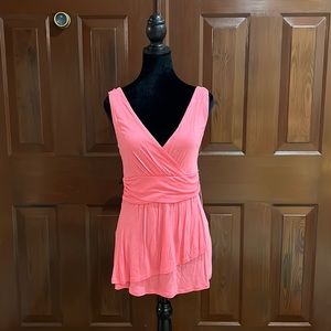 NWT New York and Company women’s extra small pink tunic tank top